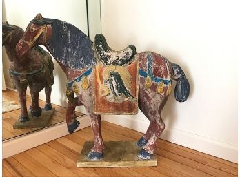 Paper Mache Decorative Horse