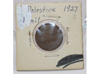 1927 Palestine 1 Mil