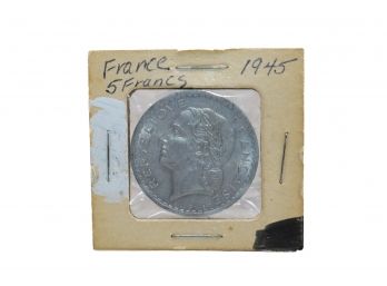 1945 France 5 Francs