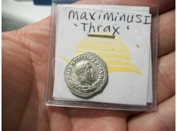 Roman Coin Maximinusi Thrax - Cert Of Authenticity - Actual Ancient Coin
