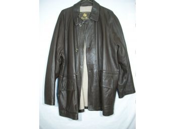 Mens Loro Piana Leather Jacket - Cashmere Lined Size 42 - $6,900 Retail Price