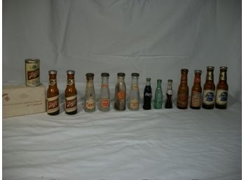 Incredible Little Collection  14 - Mini Bottles - Canada Dry, Budweiser, Pabst 1940's ? 50's ?