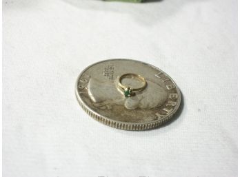 14K Gold Baby Ring -  Could Be The Smallest Ring In The World - See Photo