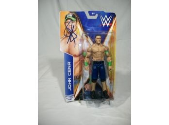 100% Real Signature -Signed John Cena Action Figure - 100% Real - WWE