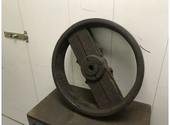 Wooden Wheel 24 Inches Diameter X 4.5 Inches Wide