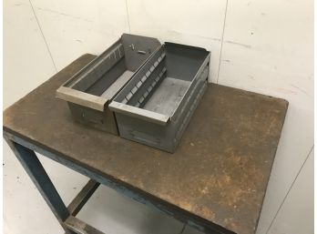 Pair Of Metal Drawers 11 X 5.5 X 4.5 Inches