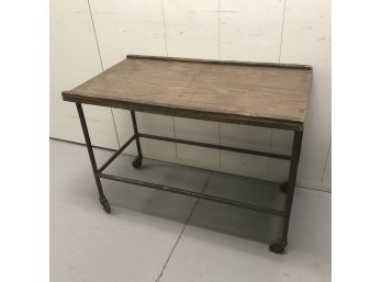 Table Cart On Wheels 40.5 X 23 X 29 Inches