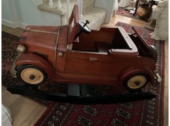 Wooden Car Rocker