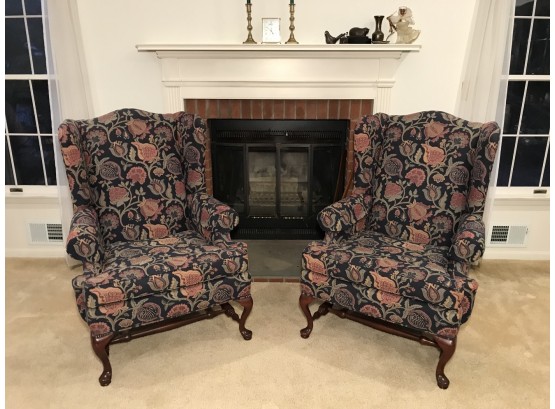 Pair Classic Ethan Allen Arm Chairs