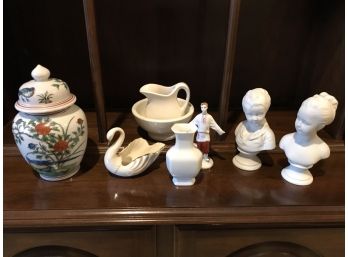 Lenox Swan And Ceramic Decor