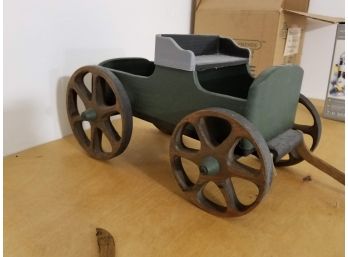 Vintage Horse Drawn Cart Toy