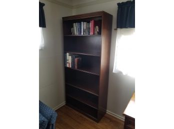 Inlaid Wood Bookshelf