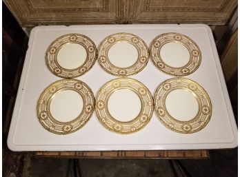 Six Antique Royal Doulton For Tiffany And Company Plates - ELM