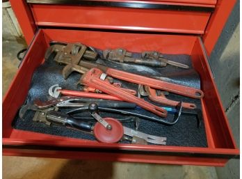 Tools Bottom Third Drawer - Plumbers Wrenches