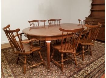 Vintage Pennsylvania House Maple Dining Table And Chairs