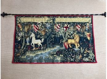 Unicorn Tapestry From France