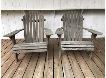 Pair Of Adirondack Chairs