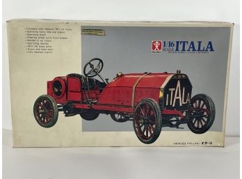 A VINTAGE BANDALL 1/16TH SCALE ITALA MODEL CAR, COMPLETE IN ORIGINAL BOX