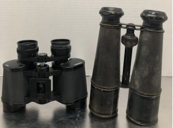 Bushnell And Chevalier Binoculars - See Photos For Condition