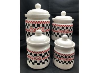 Gibson Coca Cola Canister Set