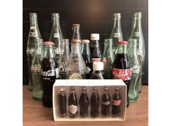 Coca Cola Bottle Collection - Great Variety Of Age And Style