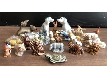 Lots Of Small Figurines - Wade, Red Rose Tea, And More