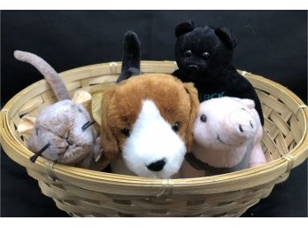 Basket Of Cute Stuffies