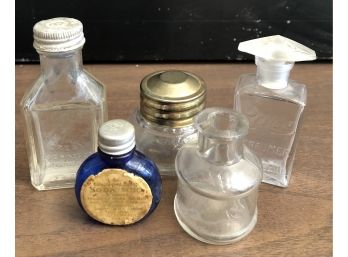 Small Group Of Small Bottles