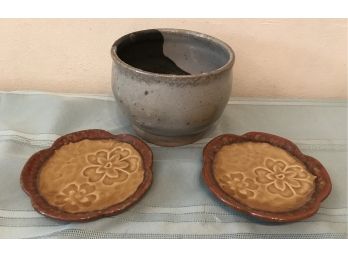 Three Pieces Of Pottery
