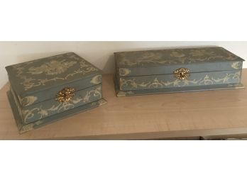 Two Decorative Dresser Boxes
