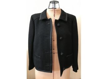 Vintage- Ben Zuckerman For Lord & Taylor- Black Tailored Ladies Jacket