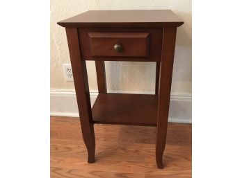 Maple One Drawer End Table