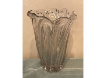 Very Large Crystal Vase