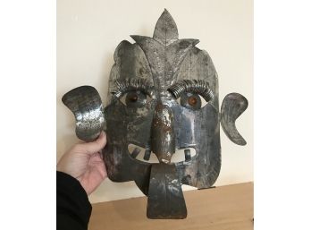 Tin Folk Art Mask