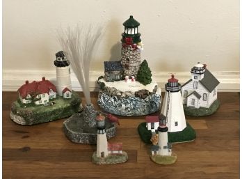 Six Light Houses And A Fountain