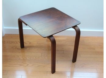 Danish Teak Table With Bentwood Legs