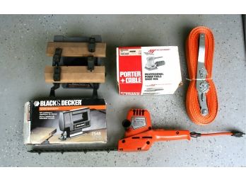 Hedge Trimmer Sander Jigsaw Vice And Other Tools