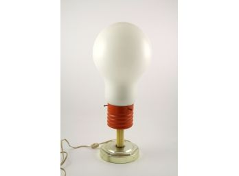 Mid Century Pop Art Light Bulb Lamp