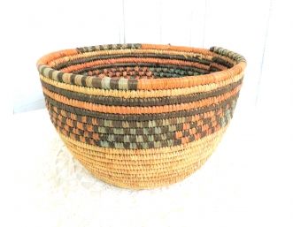 Multicolor Woven Basket