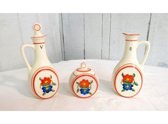 Vintage Retro Cruet Set Japan