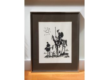 Framed Picasso Print -Don Quixote & Sancho Panza