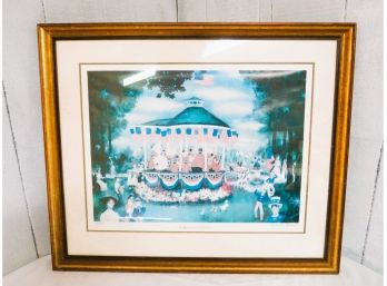 Richard E Howard Signed Lithograph 'american Celebration'