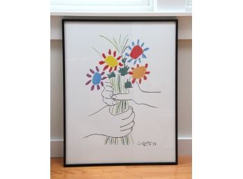 Framed Print Picasso Petite Fleurs