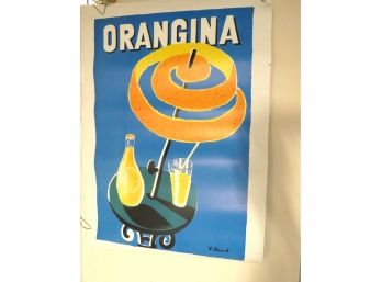 1999 Orangina Drink Advertising Villemot France Poster