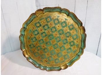 Florentine Italy Round Tray