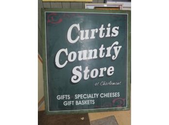 Curtis Country Store Charlemont MA Sign 4ftx4ft