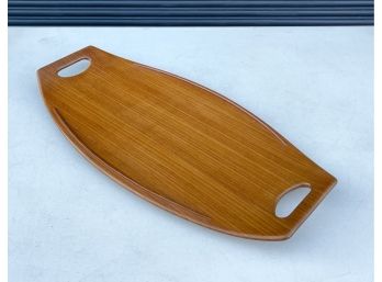 Staved Teak Surfboard Charcuterie Tray By Jens Quistgaard