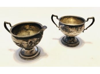 Pair Of Vintage Sterling Silver (.925) Cups