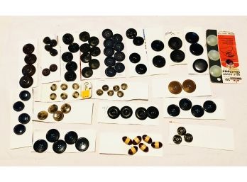 Lot Of Rare Vintage Buttons - New Old Stock