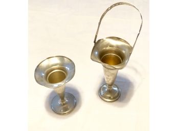 Pair Of Sterling Silver (.925) Cups